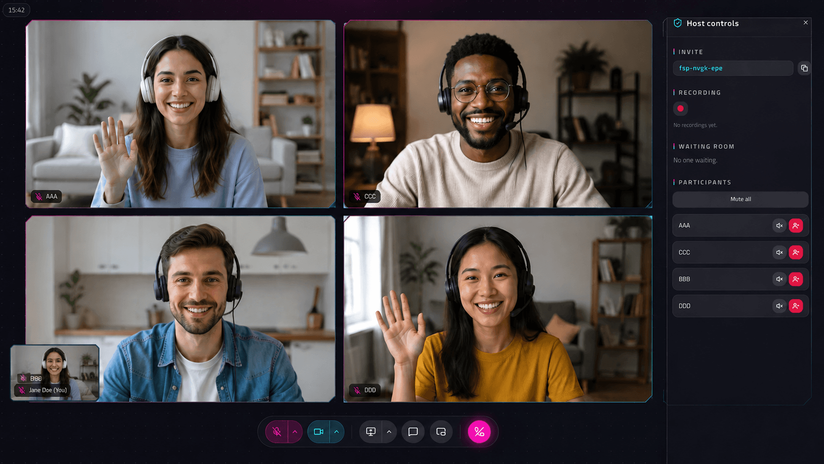 Huddle — Self-Hosted Video Conferencing screenshot 4 of 4